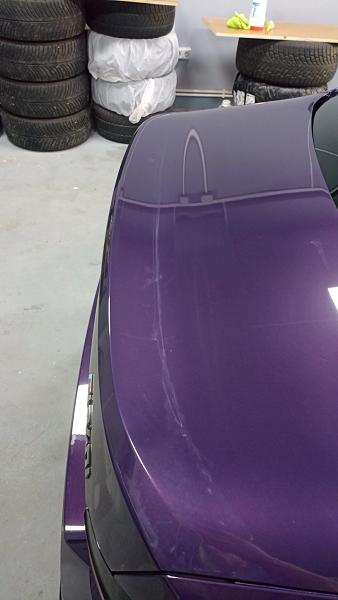 Sedan Violet — Restaurare Capotă