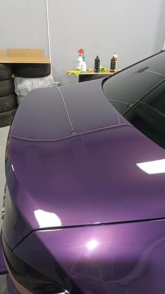 Sedan Violet — Restaurare Capotă